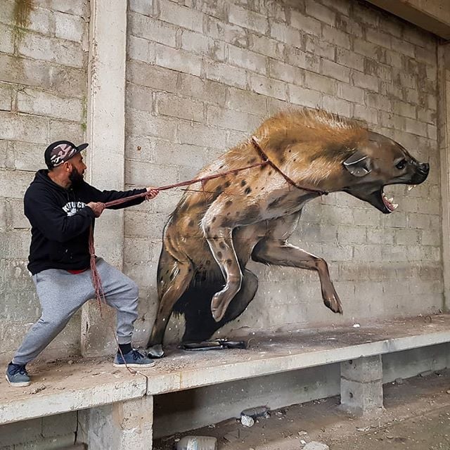    Henna de Prisiones y Dragones | 10 Hiperrealista 3D Street Art Odeith | Bayas cerebrales