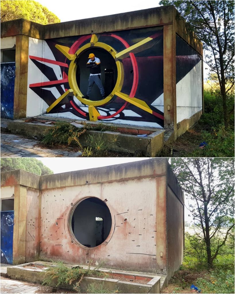 Fallout 76 Integración | 10 Hiperrealista 3D Street Art Odeith | Bayas cerebrales