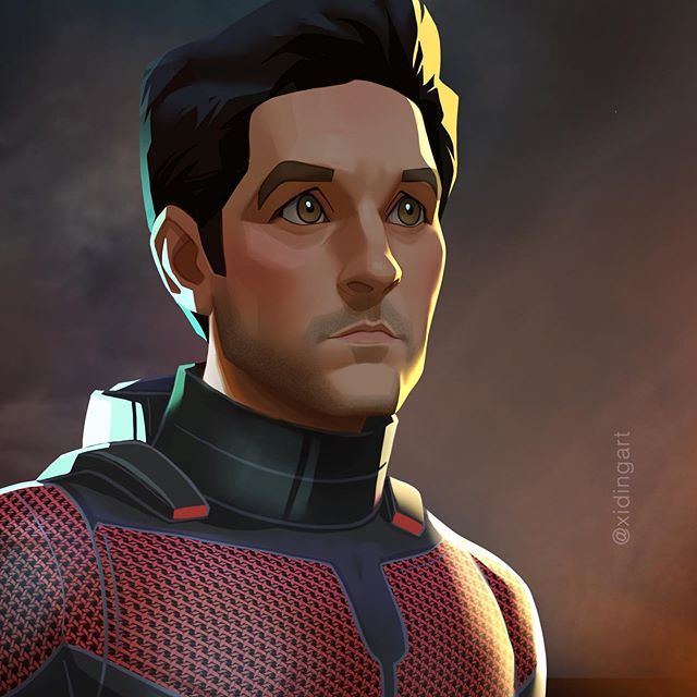 Ant-Man | 23 Marvel Heroes Raimagined por Xi Ding | Bayas cerebrales